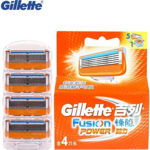 Razor Blade Electric Shaving Razor Blades Gillette Fusion Power Brand Shaver for men Shaving Blades Razor blades only 4 pcs
