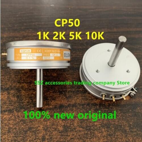 CP50 1K 2K 5K 10K original authentic wire wound precision conductive plastic potentiometer angular displacement sensor