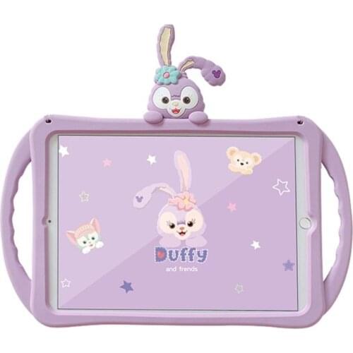 Easterm New Stereo Cartoon Tablet Silicone Protective&Hander Case For 2020 iPad Pro Air 3 Mini 2 3 4 11 10.2 10.5 9.7 7.9 Inch