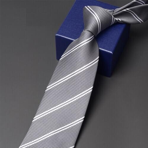 High Quality Mens 9CM Wide Ties 2020 Brand New Fashion Formal Striped Neck Ties For Men Business Work Necktie With Gift Box