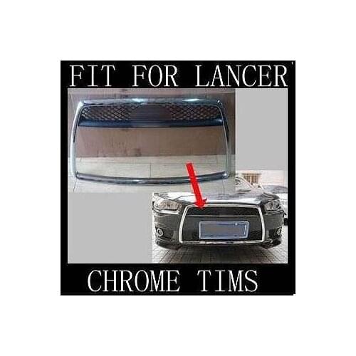 Chrome Front Grille Around Trim for LANCER 2008 2009 2010 2011