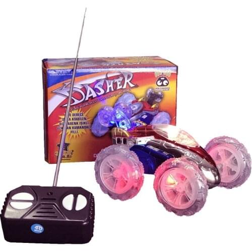 Dasher Remote Control Tumble Scorer Illuminated Crazy Acrobat Toy Car