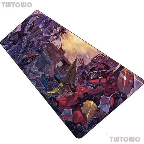 Gurren Lagann Mouse Pad Gift Pad To Mouse Notbook Computer Mousepad Fashion Gaming Padmouse Gamer Laptop 90x40cm Mouse Mats