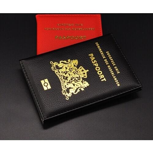 Fashion Cute Nederland Paspoort Cover Women Pink Girl Netherlands Passport Case Travel Soft Pu Leather Covers for Passports