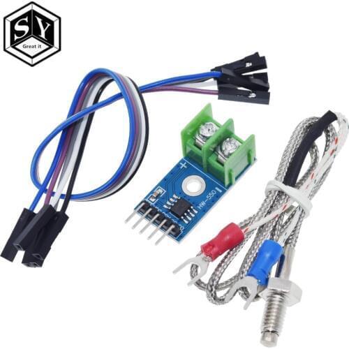 1PCS Great IT MAX6675 Module + K Type Thermocouple Thermocouple Senso Temperature Degrees Module for arduino