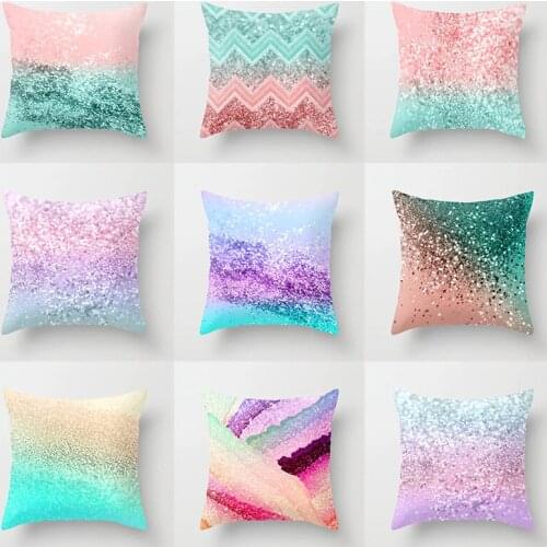 Nordic styleShiny print Pillowcase office chair car Cushion Decorative Pillow Home Decor Sofa Throw Pillow