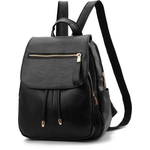 Newhotstacy Bag 111319 womens soft backpack student travel bag double shoulder bag