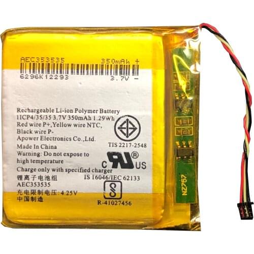 New 350mAh Battery AEC353535 Replacement for Beats Solo 2.0 Beats Solo 3.0 Bluetooth Loudspeaker battery