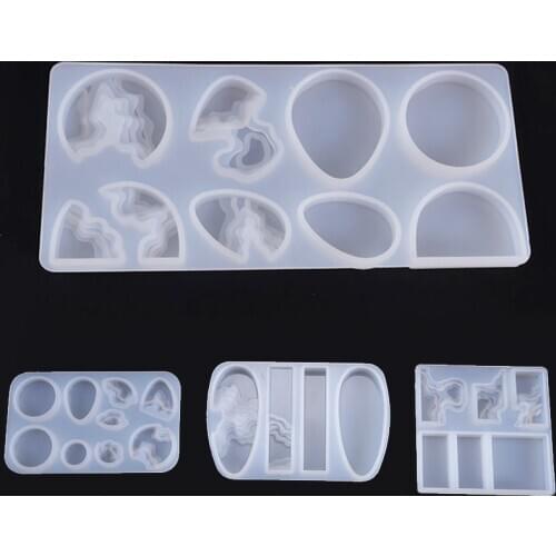 1PC Pendant Craft DIY Transparent UV Resin Liquid Liquid Resin Silicone Mold for DIY Jewelry Making Finding Accessories