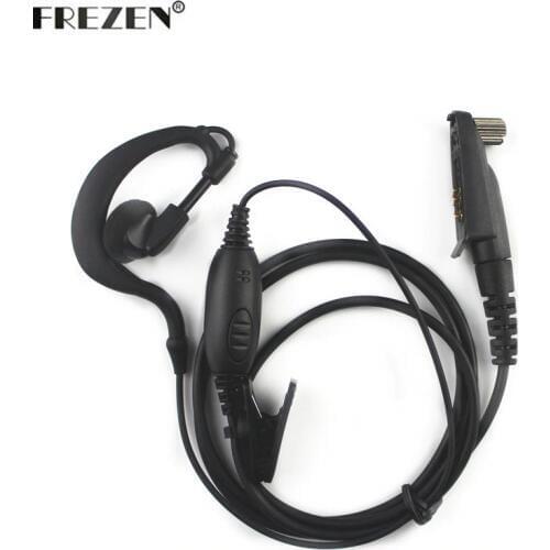 G Shape Police Earpiece Headset PTT MIC For Motorola Two Way Radio HT750 HT1250 GP328 GP329 340 380