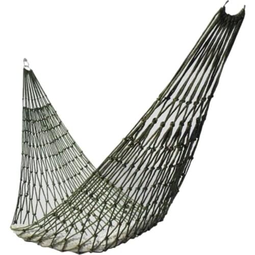 Portable Outdoor Sport Hammock Outdoor Camping Hammock Mesh Net for Garden Beach Yard Travel Garden Swing Hanging Bed