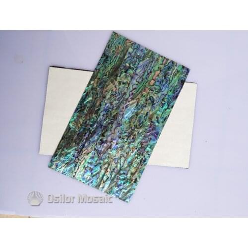 AAA grade abalone paua shell veneer self-adhesive sticker backing 140x240mm