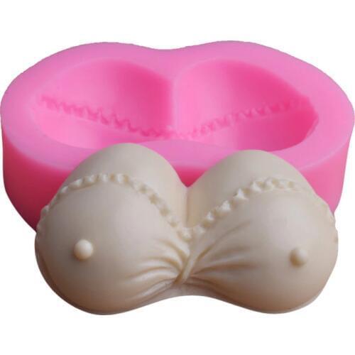 Bra fondant silicone mold Underwear plaster mold Clay silicone mould