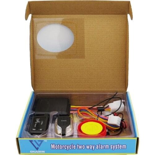 T3ED A Set Two Way Motorcycle Alarm System with Remote Control LED Display Warning
