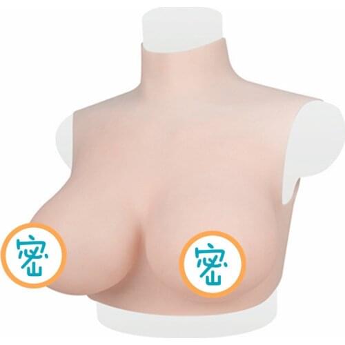 Huge Crossdresser Fake Boobs G Cup Silicone Breast Forms Fake Breast Plate Tits For Shemale Drag Queen Cosplay Transgender