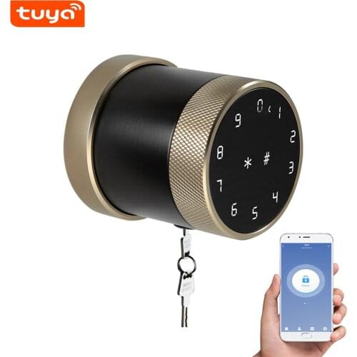 Smart Anti-theft Security Door Lock Electronic Blueooth Lock APP Tuya Remote Control Password Code Number Card Lock With Keys