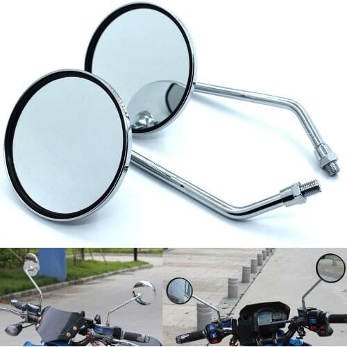 Universal 8MM 10MM Motorcycle Back Side Mirrors Motorbike Rear View Mirror for BMW K1200R K1200S R1200R R1200S R1200ST R1200GS