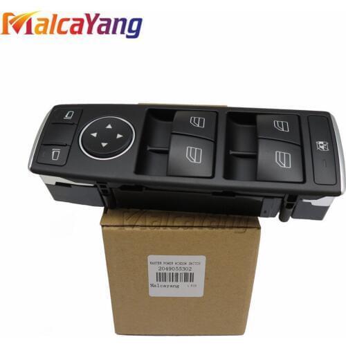 OE A2049055302 High Quality Electric Power Window Switch FITS For Benz W212 S212 C250 C300 C350 C63 E350 E550 E250
