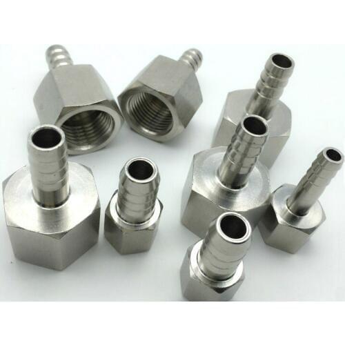 1/2"BSP Female Thread Pipe Fittings x 12 MM Barb Hose Tail Connector Joint Pipe Stainless Steel SS304 connector Fittings