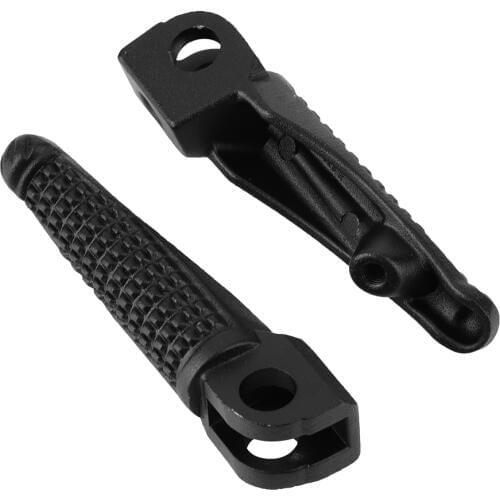 1Pair Motorcycle Aluminum Black Front Foot Pegs Footrest Fit for KAWASAKI ZX-6R ZX-7R ZX-9R ZX-10R ZX-12R Z1000