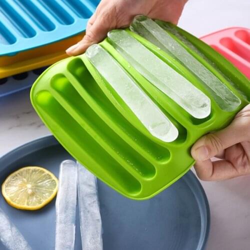 1 Pc DIY Silicone Ice Tray Mold Silicone Homemade Finger Biscuit Molding Ice Baking Mold Sausage Ham Hot Dog Mold Kitchen Tool