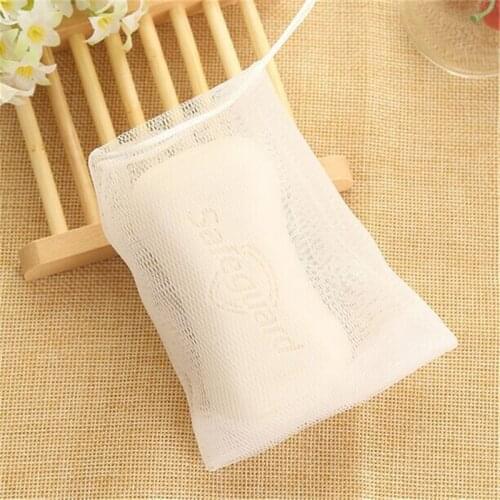 10pcs Soap Mesh Soap Foaming Net Bubble Mesh Bag Skin Clean Tool