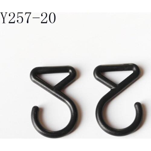 10 Pieces Plastic Hook Buckle Clothes Line Hook POM Material Tension Value 30KG Size 20MM Buckles For Bag Belt