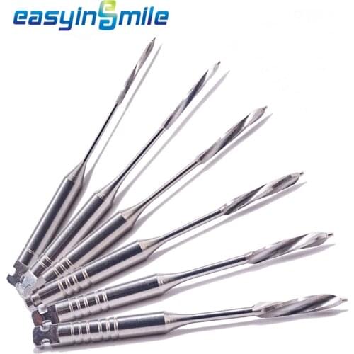 EASYINSMILE Dental Endodontic Files Root Canal Endo Peeso Reamers Drills Bur Size 1#-6# 6Files Per Pack