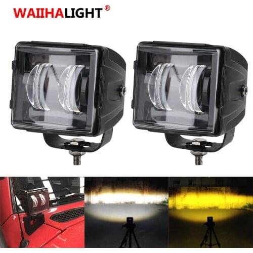 6D 3 Inch Led Work Light 12V 24V For Car 4x4 Off road Motorcycle Uaz ATV SUV Trucks Flood Led Beam Barra Fog Lamp Driving Lights