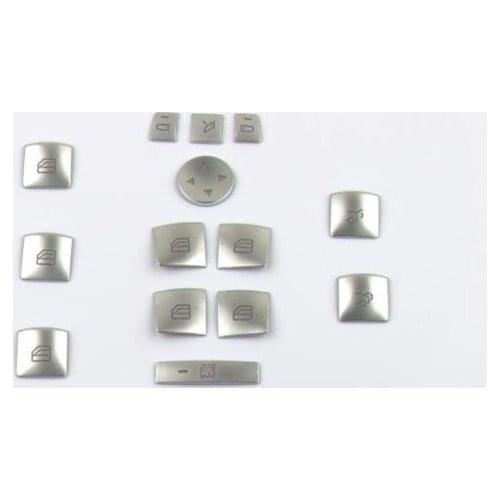 Car Window glass lift button Trim Cover sticker for Mercedes Benz A/B/C(W204)/E(W212)/GLA /CLA/ GLK/ GL/ ML/ GLE-class