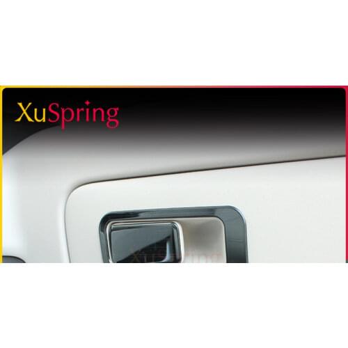 Car Co-pilot Storage Glove Box Handle Frame Stickers Car Cover Styling 2Pcs/Set for Hyundai Tucson 2021 2022 Accessories