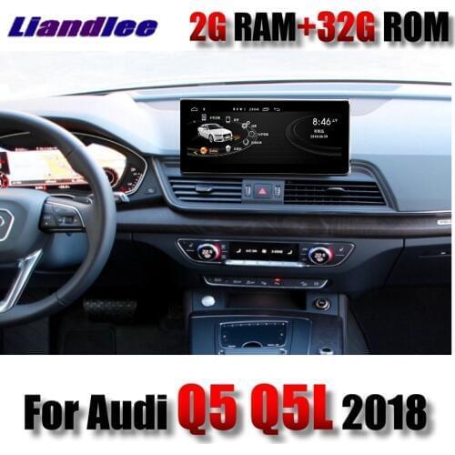 For Audi Q5 Q5L FY 2017 2018 2019 MMI Liandlee Car Multimedia CarPlay 10.25 inch WiFi GPS Radio Original System Navigation NAVI
