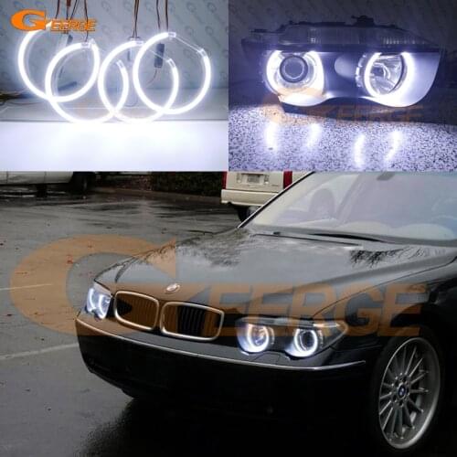 For BMW E65 E66 PRE FACELIFT 745i 745Li 760Li 760i 2002 2003 2004 2005 Excellent Ultra bright COB led angel eyes halo rings