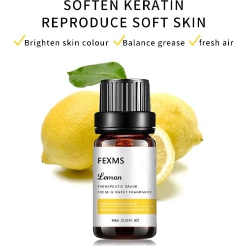 Handcraft Lemon Essential Oil - 100% Pure and Natural - Premium Therapeutic Grade with Premium Glass Dropper