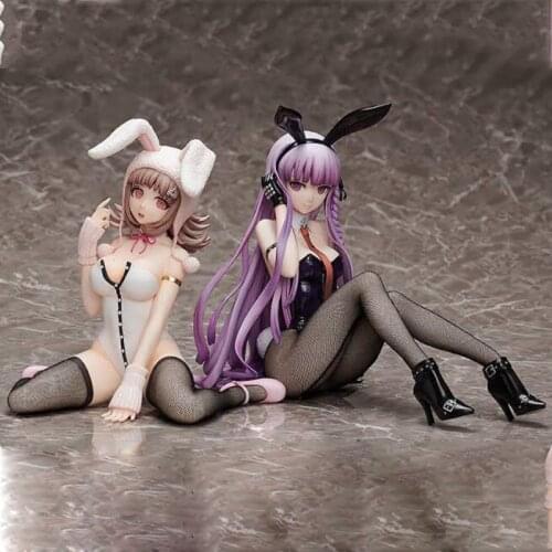 22CM B-style DANGANRONPA Kirigiri Kyouko Sexy Girls Anime Figure FREEing Bunny Girls PVC Action Figure Collectible Model Doll