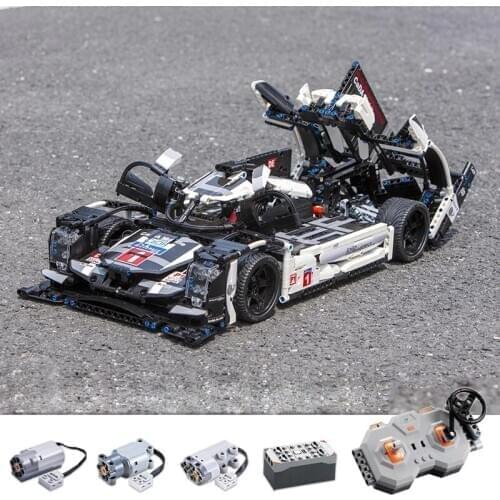 CaDA Remote Control/Non-RC Endurance Racing Car High-Tech Building Blocks Brick 1589PCS Vehicle Toys for Christmas Kids Gifts
