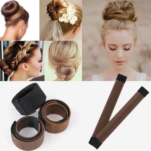 DIY Tool Hair Accessories French Magic Bun Maker Donuts Bud Head Band Ball French Curly Hair Bun Sweet Hair Braider Hairpin Tool