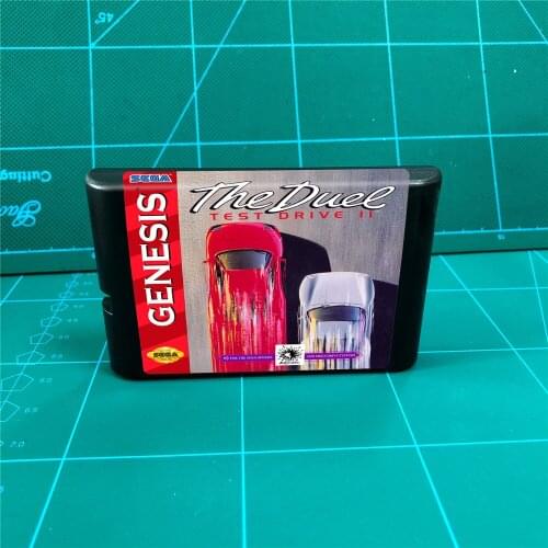 The Duel Test Drive II - 16 bit MD Games Cartridge For MegaDrive Genesis console