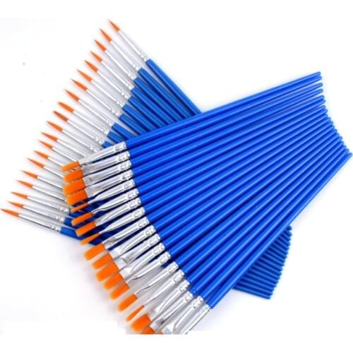 10 PCS Fine Hand Painted Thin Hook Line Pens Black Art Supplies Drawing Art Pen Paint Brush Nylon Brush Painting Pen