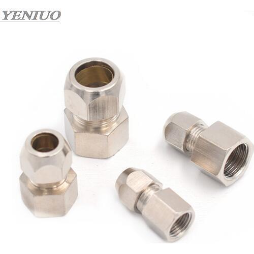 Ring Lock oil Tube Compression Ferrule Tube Compression Fitting Connector tube 4-12mm Female Thread 1/8" 1/4" 3/8" 1/2" BSP