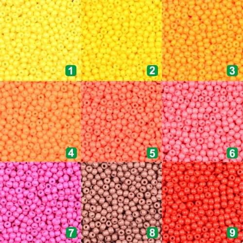 2mm Colorful Glass Beads, Handmade Necklace And Bracelet CraftsFor Jewelry Making DIY Accessorie Wholesale