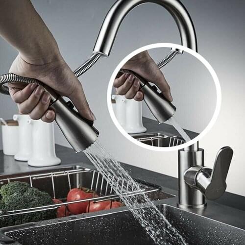 Kitchen Sink Pull Faucet Shower Nozzle Spray Shower Head Swivel Bubbler Mixer Tap Kitchen Bathroom Spare Kitchen Accessories