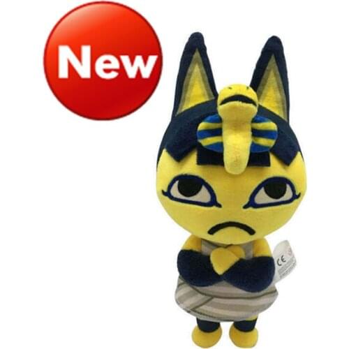 20cm New Animal Crossing Plush Toys Cute Ankha Marshal Plush Doll Soft Cartoon Lovely Plush Toys Birthday Gifts For Kids Family