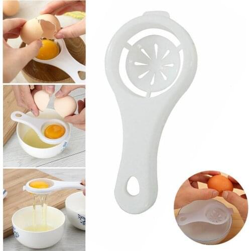 New practical kitchen tool egg tool candy color egg plastic yolk egg plastic divider/mini white egg processing separator se X7O0