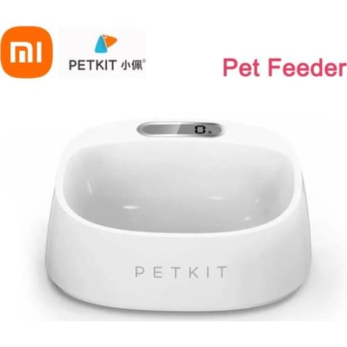 Orignal PETKIT Pet Fedding Bowl Automatic Weighing Food Dog Food Bowl Digital Feeding Bowl Stand Dog Feeder Drinking Bowls