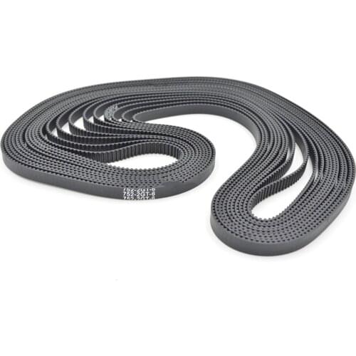 5pcs 2MGT 2M 2GT Synchronous Timing Belt, Pitch Length 738/750/752/760/782, Width 3/6/9/15mm, Teeth 369/375/376/380 391 GT3