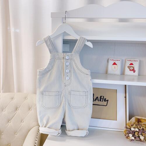 Spring Autumn Toddler Overalls Fashion Korean Casual Jumpsuit for Girls Kids Clothing Child Suspenders Infant Pants New Arrival