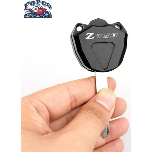 High Quality CNC Key Case Cover Shell For KAWASAKI Z750 Z 750 (Key Without chip) NEW Motorcycle Accessories