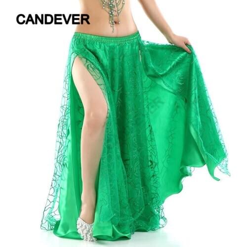 2020 New Belly Dancing Clothing Long split Maxi Skirts lady belly dance skirts Women Sexy Oriental Belly Dance Skirt Professiona
