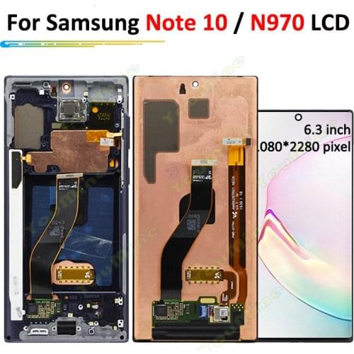 Amoled For Samsung Galaxy Note 10 LCD Display Touch Screen Digitizer N970F N970U N970N N9700/DS Assembly For Samsung Note10 lcd
